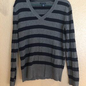 Striped warm sweater